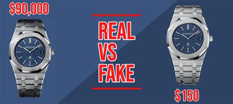 fake vs real audemars piguet
